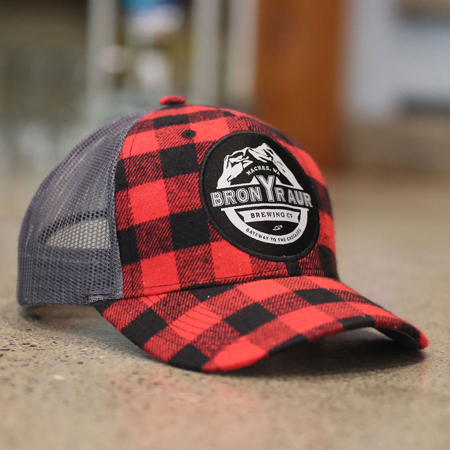Plaid Trucker Hat